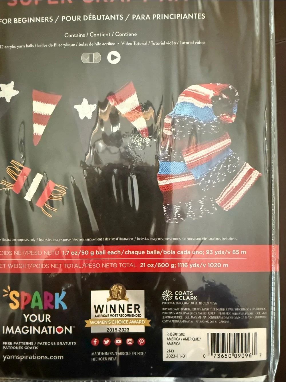Red HearSuper Saver Super Craft Kit - Patriotic Red, White & Blue, Color America